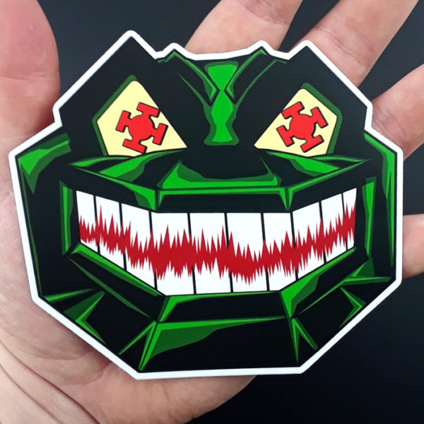 A sticker of KOMPLEX from Bucky O'Hare And The Toad Wars!