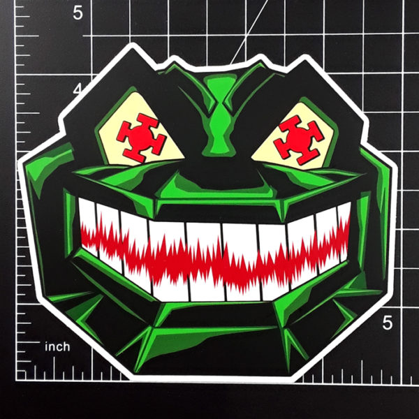A sticker of KOMPLEX from Bucky O'Hare And The Toad Wars!