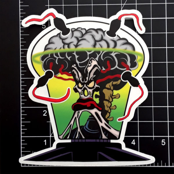 Motherbrain Captain N Transparent Sticker!