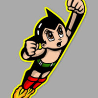 Astroboy Retro Vinyl Sticker!