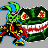 Bucky O'Hare vs. KOMPLEX Retro Cartoon Sticker Set!