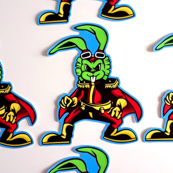 Bucky O'Hare Retro Cartoon Vinyl Art Sticker! - Image 3