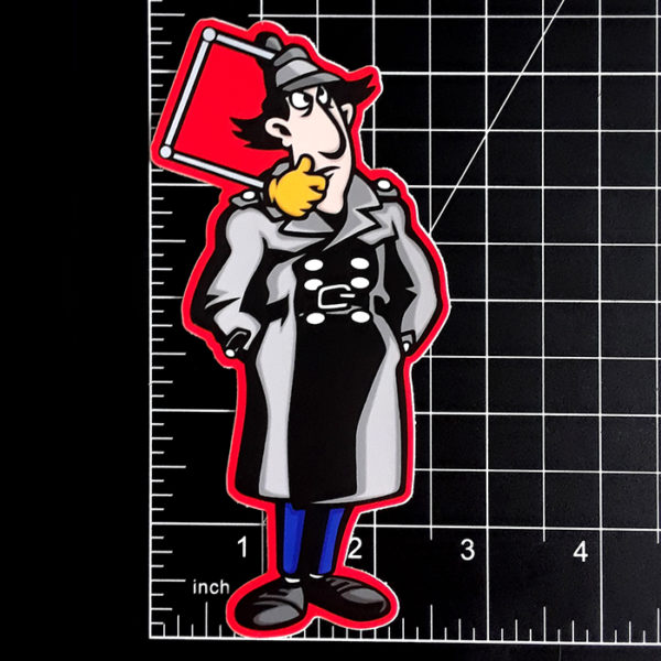 Inspector Gadget die-cut vinyl art sticker!
