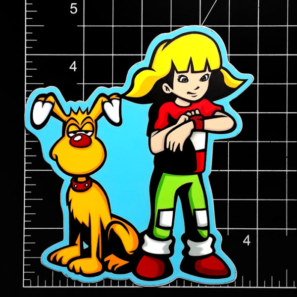 Penny and Brain from Inspector Gadget Sticker!