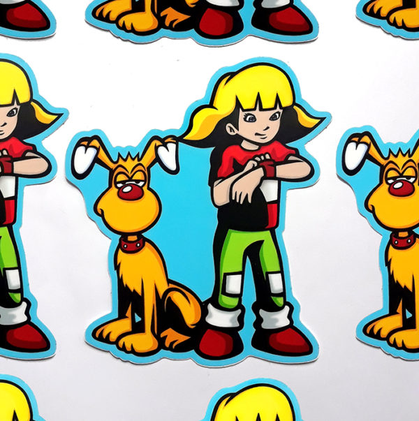 Penny and Brain from Inspector Gadget Sticker!