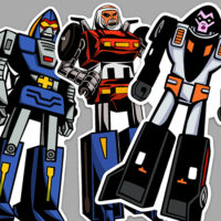 Gobots Renegades Villains Sticker Set!