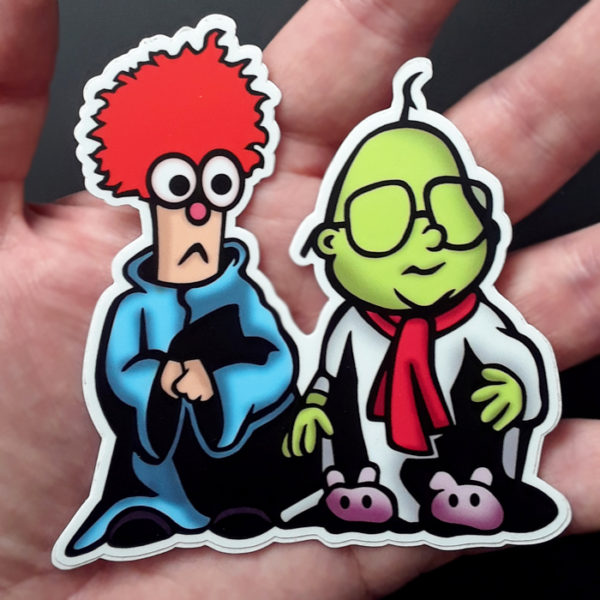 Muppet Babies Beaker and Bunsen vinyl sticker!