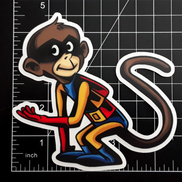 Gleek and Blip Retro Cartoon Space Monkeys Sticker Pack! - Image 5