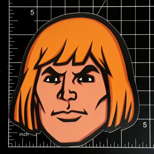 He-Man Cartoon Sticker!