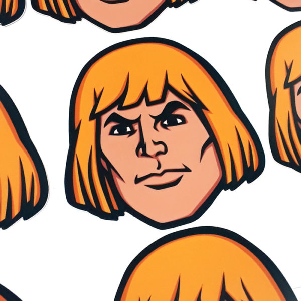 He-Man Cartoon Sticker!