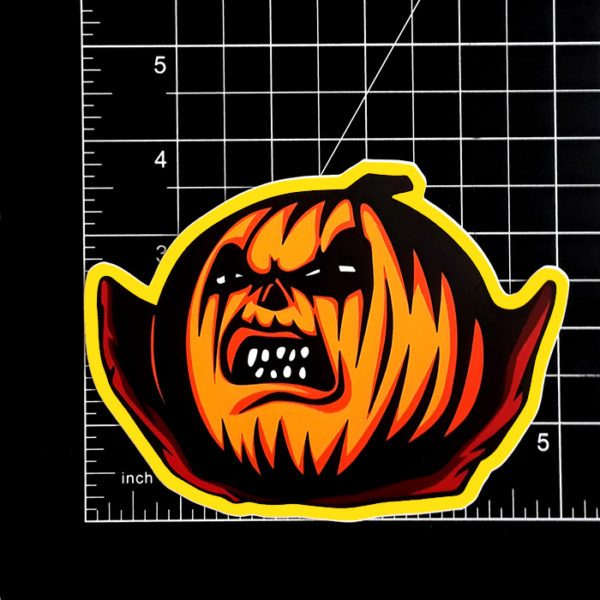Samhain Pumpkin Head Sticker!