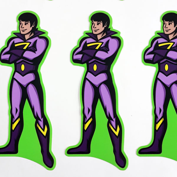Zan from The Wonder Twins Superfriends Sticker!