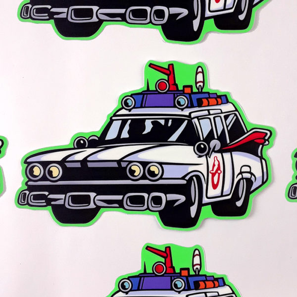Real Ghostbusters Ecto-1 Sticker!