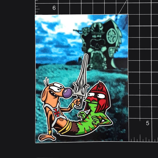 CatDog Of The Universe Mashup Sticker!