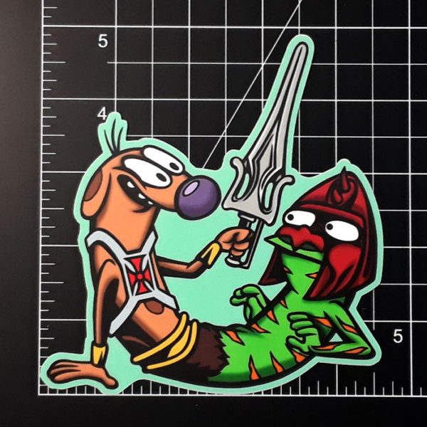 CatDog Of The Universe Mashup Sticker!