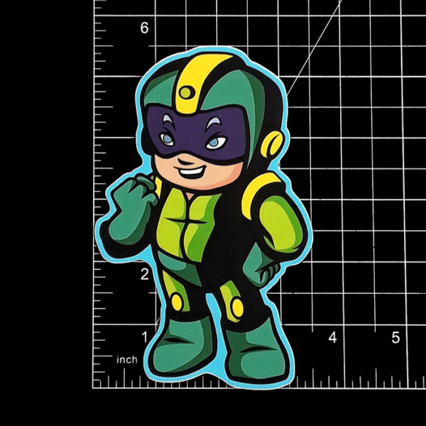 Mega-Man from Captain N The Game Master Sticker!
