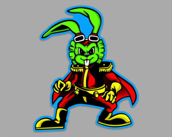 Bucky O'Hare vs. KOMPLEX Retro Cartoon Sticker Set!