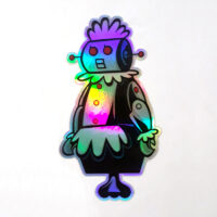Rosie from The Jetsons Die-Cut Vinyl Holographic Sticker!